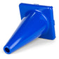 12 Inch High Visibility Flexible Vinyl Cone, Blue