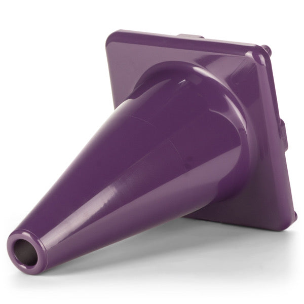 12 Inch High Visibility Flexible Vinyl Cone, Purple