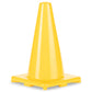 12 Inch High Visibility Flexible Vinyl Cone, Yellow