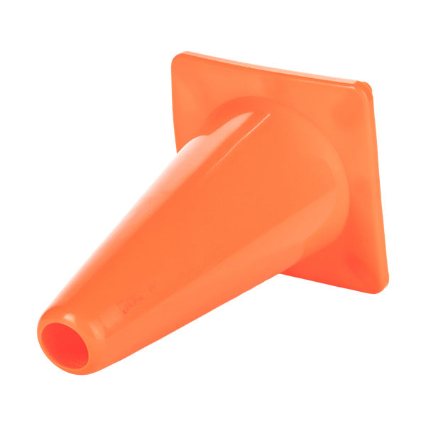 9 Inch High Visibility Flexible Vinyl Cone, Orange