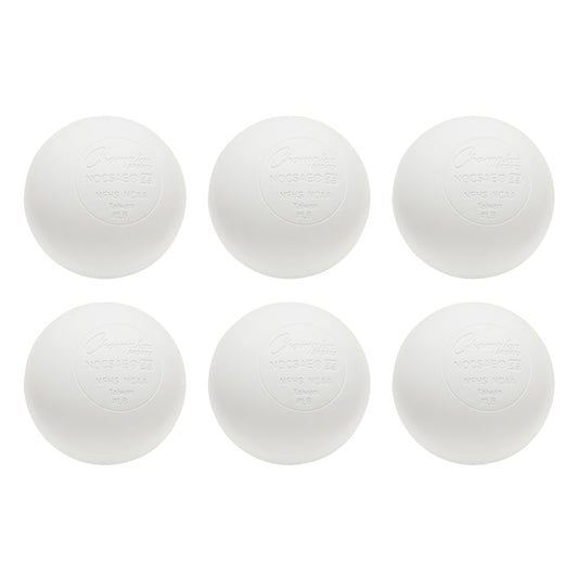 Lacrosse Balls, White, 6-Pack