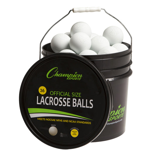 Lacrosse Ball Bucket, White