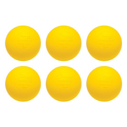 Lacrosse Balls, Yellow, 6-Pack