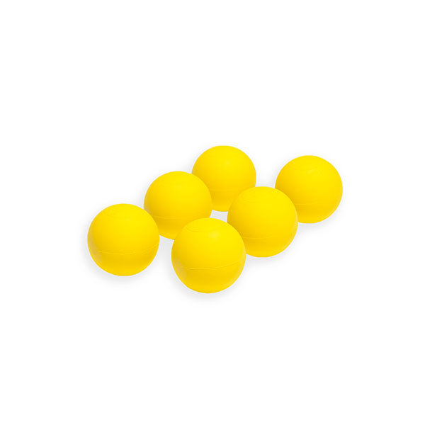 Lacrosse Balls, Yellow, 6-Pack