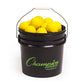 Lacrosse Ball Bucket, Yellow