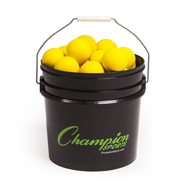 Lacrosse Ball Bucket, Yellow