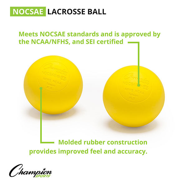 Lacrosse Ball Bucket, Yellow