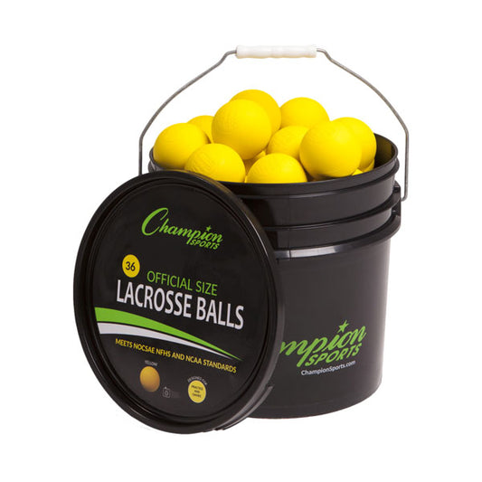 Lacrosse Ball Bucket, Yellow