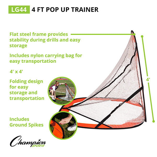 4 ft. Lacrosse Pop-up Target Trainer