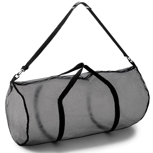 Mesh Duffle Bag, Black