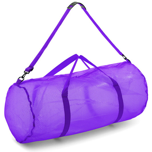 Mesh Duffle Bag, Purple