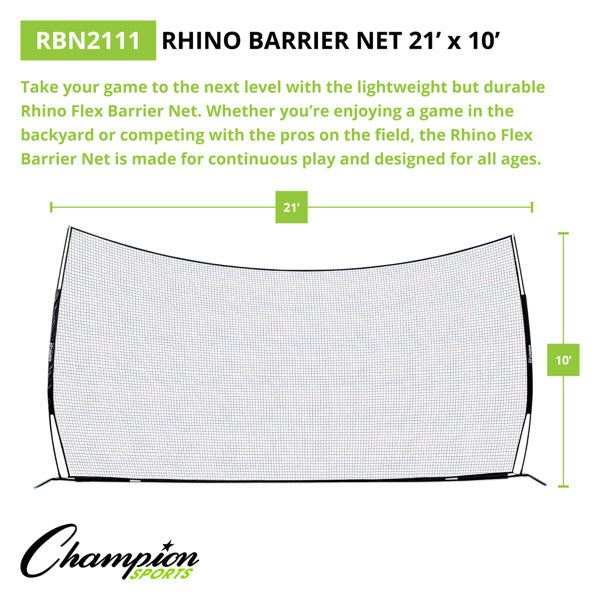 Rhino Flex Barrier Net 21'x10'