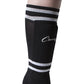 Sock Style Soccer Shin Guard Medium Black