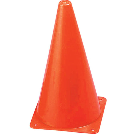 9 Inch High Visibility Plastic Cone, Orange